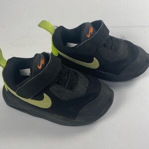 Nike Air Max Oketo TDV Black Green Infant Baby Shoes size US 4C UK 3.5 EUR 19.5